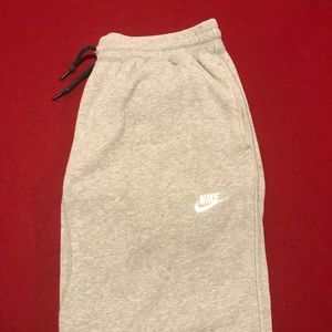Grey Nike joggers